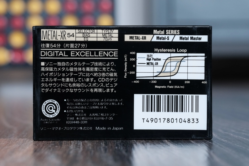Аудиокассета SONY Metal-XR 54 фото 2