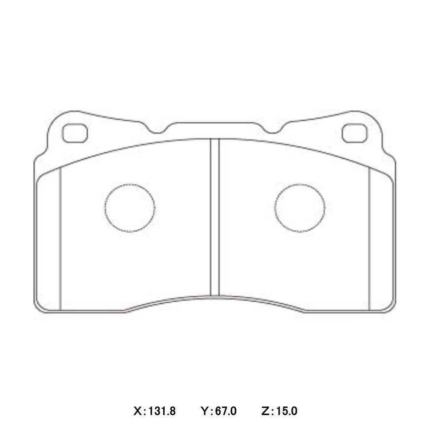 Тормозные колодки Winmax W4 370 EP357 Subaru Impreza WRX GDB GRB Brembo® 4pot передние фото 3