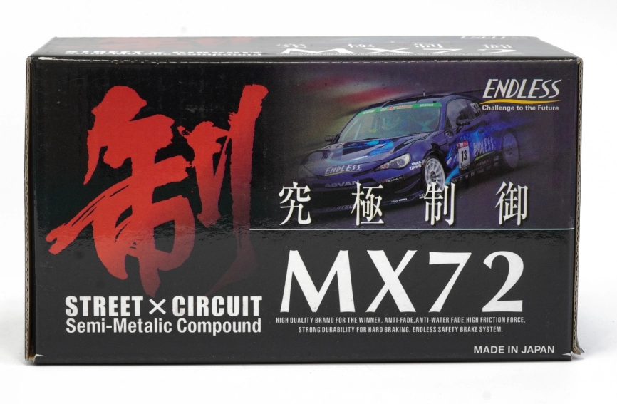 Тормозные колодки Endless EP357 MX72 Mitsubishi EVO V-IX CT9A GSR-RS, CZ4A, Subaru GDB GRB, 4pot Brembo®, передние фото 7
