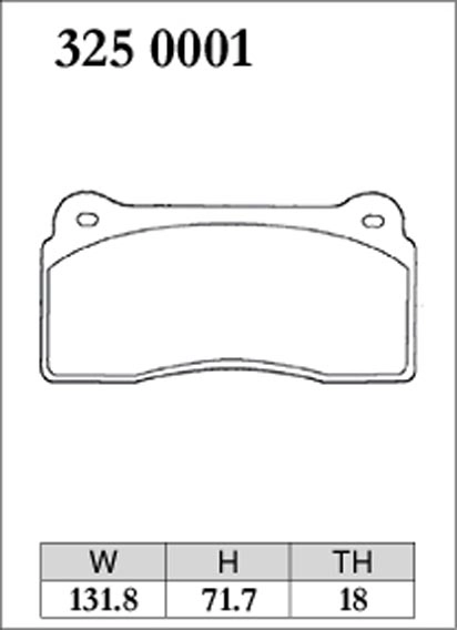Тормозные колодки Dixcel Z type Z-3250001 Nissan R35 GT-R Brembo® 4pot задние фото 2