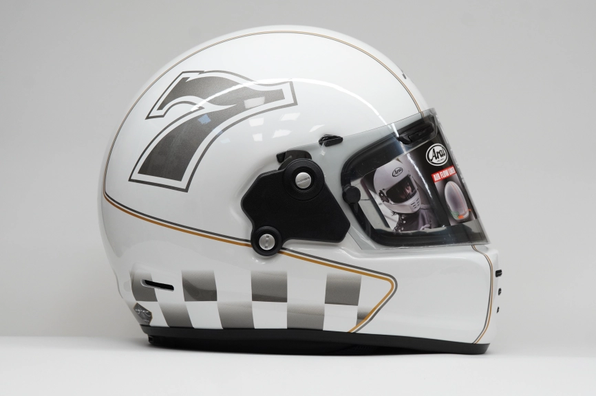 Шлем  Arai Rapide Neo CAFE RACER edition,  L 59-60см фото 2