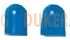 Колпачки для ламп T10 Polarg Color cap 307 синие фото 1