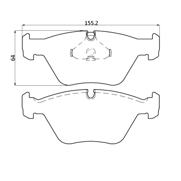 Тормозные колодки Winmax W2 386 EIP017 BMW Z4 E85/E86, X3 E83, 2.5i/3.0i, M3 E46, 525i/528i/535i E39, передние фото 4