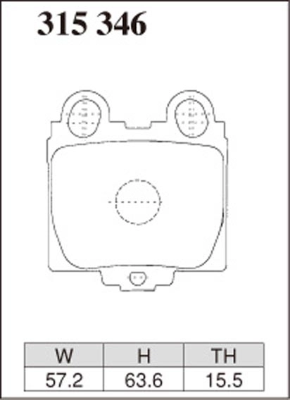 Тормозные колодки Dixcel EXTRA Speed ES 315346 Lexus IS GS Toyota MarkII  Altеzza SXE10 задние фото 1
